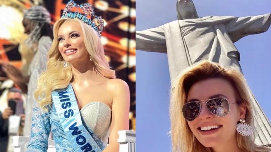 Karolina Bielawska venceu o Miss Mundo 2021 e já visitou o Brasil, antes da pandemia - Reprodução/ Miss World/ Instagram @karolinabielawska