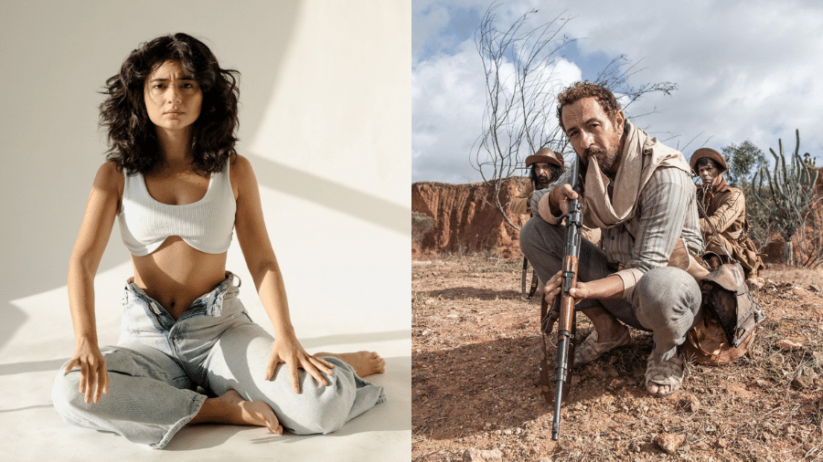 Laíze Câmara está no elenco de "Guerreiros do Sol" - Luana Santos/Divulgação e Estevam Avellar/Globo