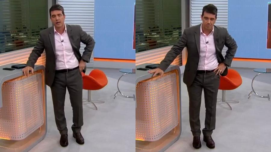 Bruno Fontes está na sua terceira semana no comando do telejornal "NE1", após saída de Pedro Lins da TV Globo Nordeste - Reprodução/ TV Globo/ Globoplay