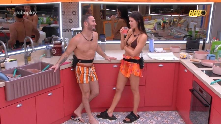 BBB 25: Vitória e Diego conversam sobre Paredão BBB 25: Vitória e Diego conversam sobre Paredão
