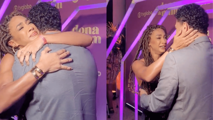 Fora do BBB 25, Aline chora ao reencontrar Vinícius Fora do BBB 25, Aline chora ao reencontrar Vinícius