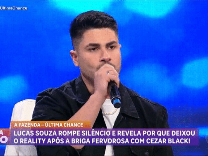 Durante Hora do Faro, Lucas Souza dispara sobre Cezar Black: 'Quis lacrar'