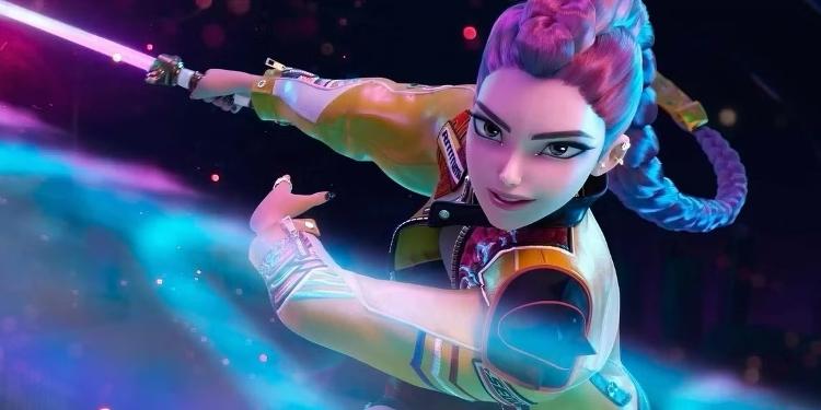 Rumi, protagonista da animação 'Guerreiras do K-pop'