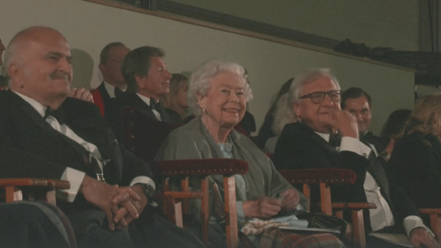 Rainha Elizabeth II compareceu a um evento du Jubileu após ter problemas de saúde - Reprodução/AFP