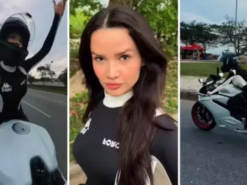 Juliette dá primeiro passeio com moto de R$ 70 mil: 'Meu novo bebê'