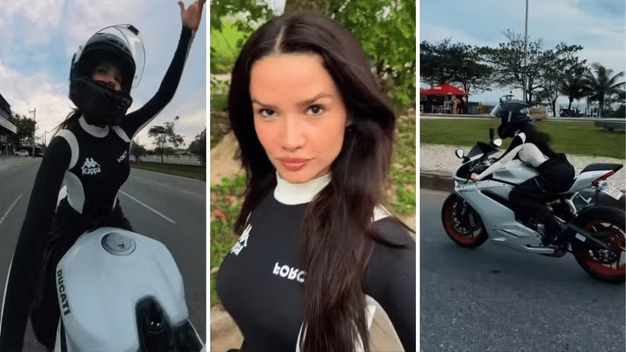 Juliette e sua nova moto - Reprodução/Instagram