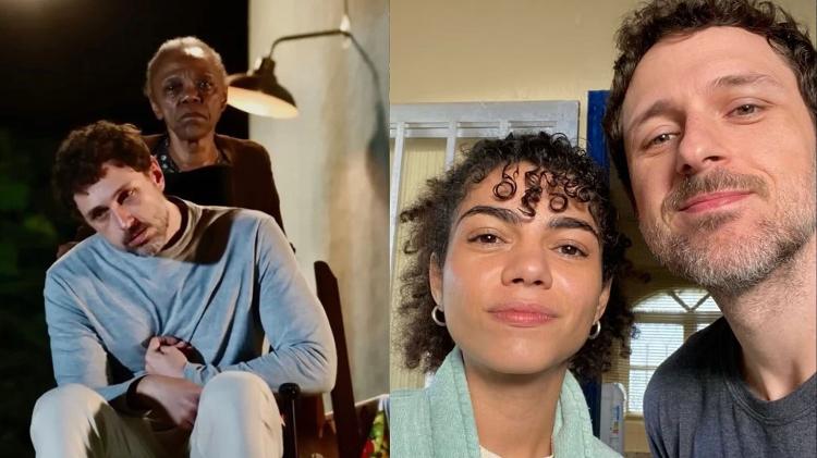 Leonardo (Guilherme Magon), Nise (Teca Pereira) e Ana Clara (Samantha Jones) em 'Vale Tudo'