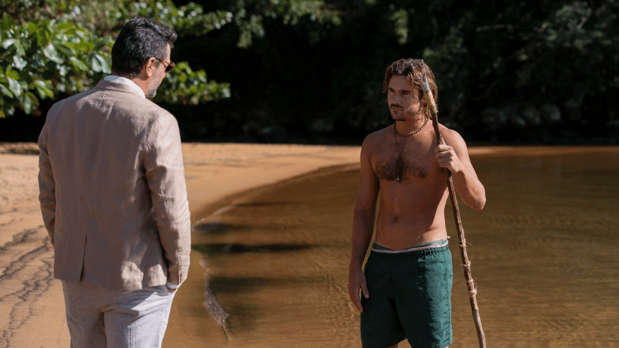 Molina (Rodrigo Lombardi) e Rudá (Nicolas Prattes) em "Mania de Você" - Manoella Mello/Globo