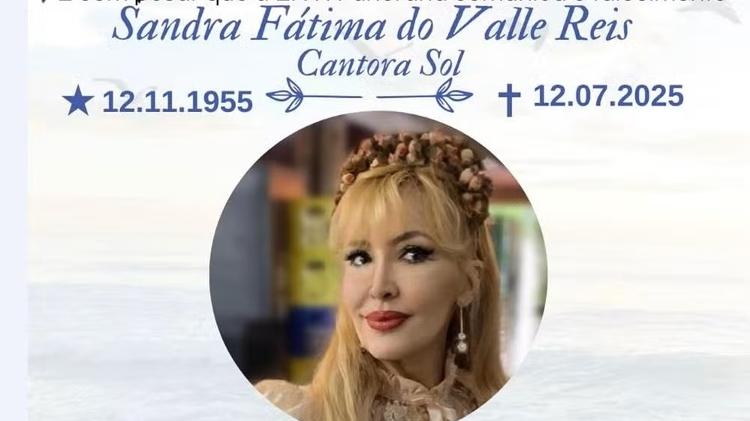 Morre cantora Sol, sucesso dos anos 1980, aos 69 anos Morre cantora Sol, sucesso dos anos 1980, aos 69 anos