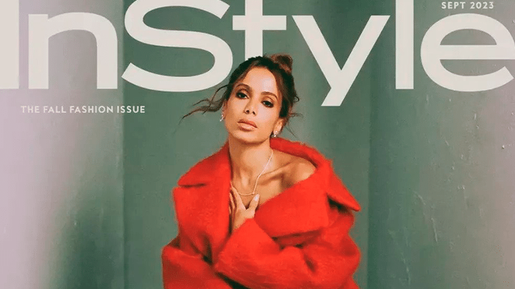 Anitta foi capa da revista Instyle