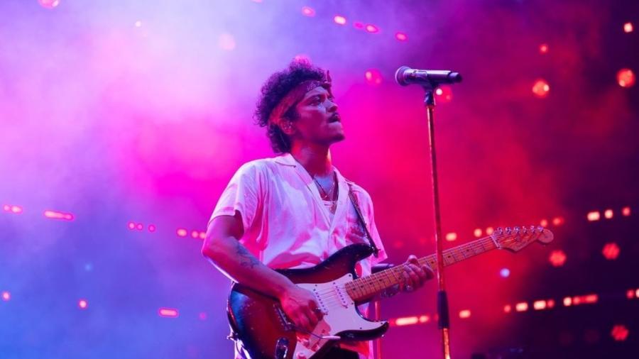 Bruno Mars se apresenta em São Paulo