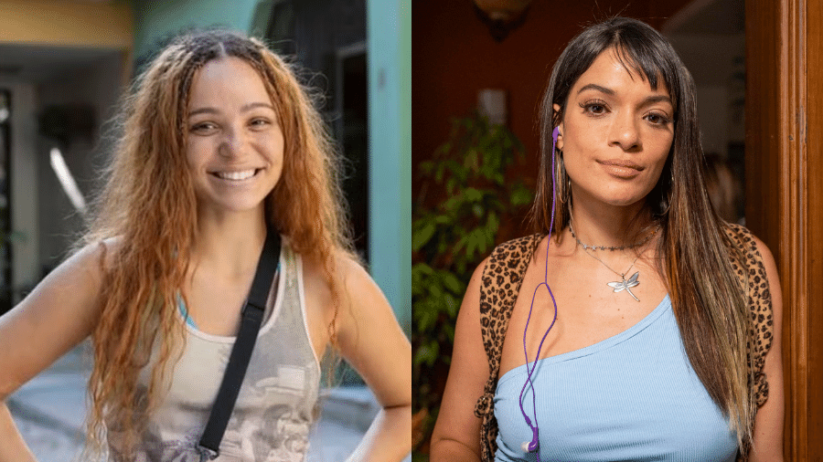 Gilda (Letícia Vieira) e Lucimar (Ingrid Gaigher) em "Vale Tudo" - Manoella Mello e Fábio Rocha/Globo