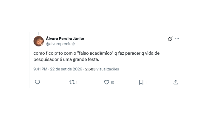 Álvaro Pereira Jr. criticou Gil do Vigor nas redes sociais
