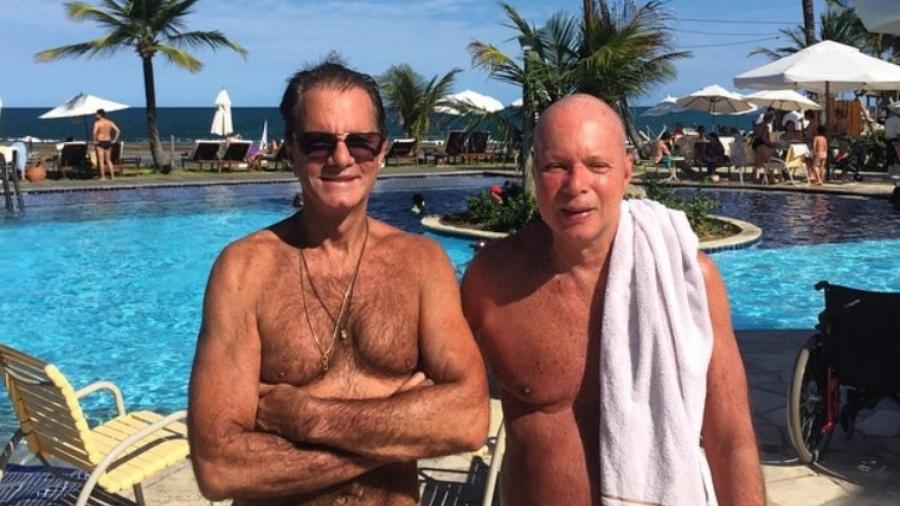 Gilberto Braga e Edgar Moura Brasil  - Reprodução/Instagram