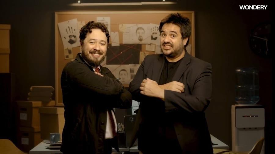 Victor Camejo e Pedro Duarte são humorista e apresentam o podcast 'Só no Brasil'