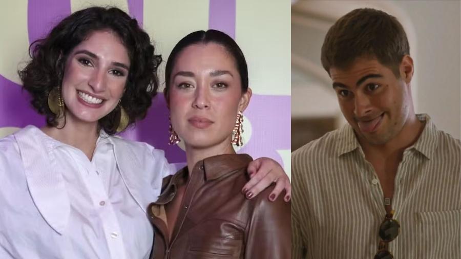 Bel Lima e Luana Tanaka são Ayla e Gisele em 'Dona de Mim'; ao lado, Davi (Rafael Vitti) Bel Lima e Luana Tanaka são Ayla e Gisele em 'Dona de Mim'; ao lado, Davi (Rafael Vitti)