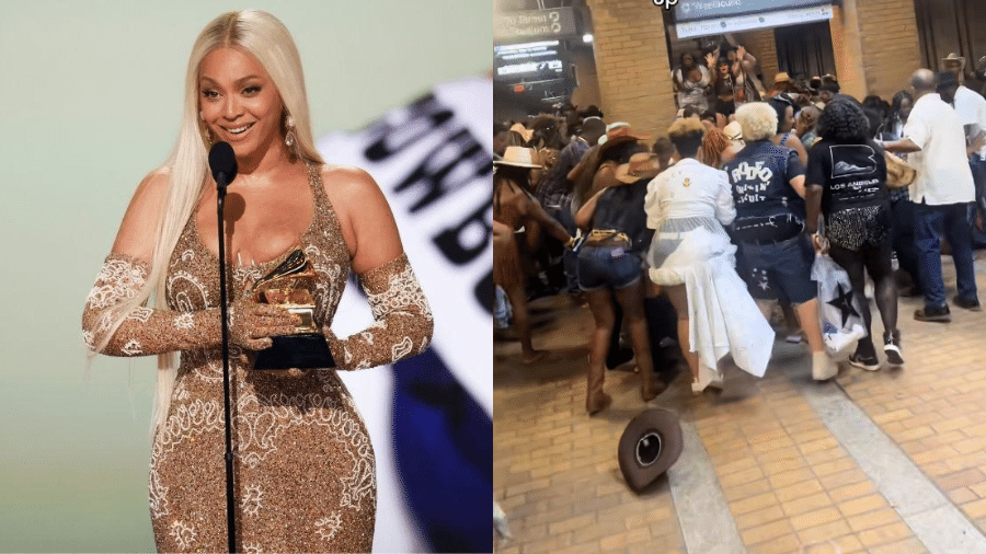 Tumulto entre fãs de Beyoncé deixou 11 feridos Tumulto entre fãs de Beyoncé deixou 11 feridos