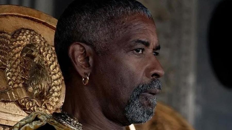 Denzel Washington em "Gladiador II" - Reprodução/Instagram/@ denzelwashington.official