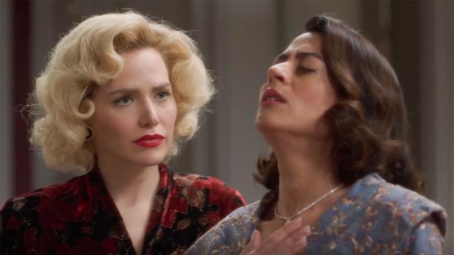 Zélia (Letícia Colin) e Clarice (Carol Castro) em 'Garota do Momento' Zélia (Letícia Colin) e Clarice (Carol Castro) em 'Garota do Momento'