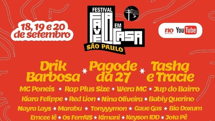 Festival Favela em Casa - Reprodução / Facebook