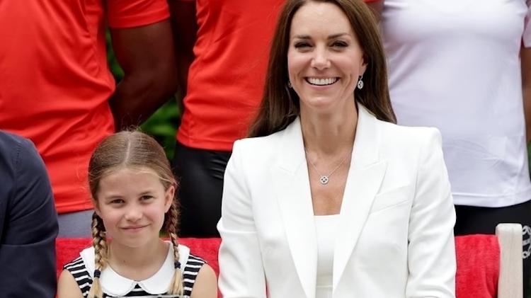 Princesa Charlotte e Kate Middleton Princesa Charlotte e Kate Middleton