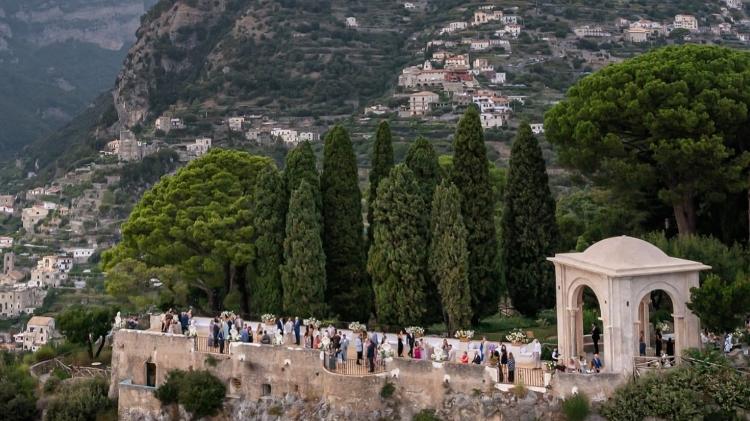 Villa Cimbrone, onde Franciny Ehlke vai se casar com Tony Maleh