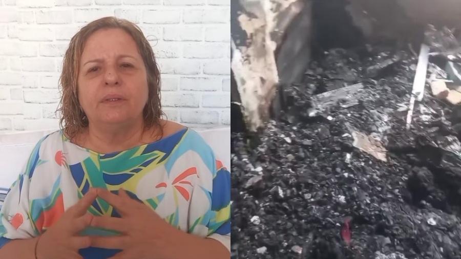 Ticiane Studart pede ajuda após ter casa incendiada no Rio - Reprodução/Instagram 