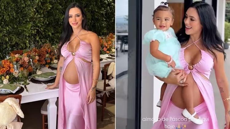 Bruna Biancardi mostra decoração de Páscoa Bruna Biancardi mostra decoração de Páscoa