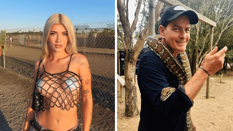 Sami Sheen é filha dos atores Charlie Sheen e Denise Richards Sami Sheen é filha dos atores Charlie Sheen e Denise Richards