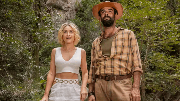 Blandina (Luisa Arraes) e Zé Beltino (Igor Fortunato) em 'No Rancho Fundo'