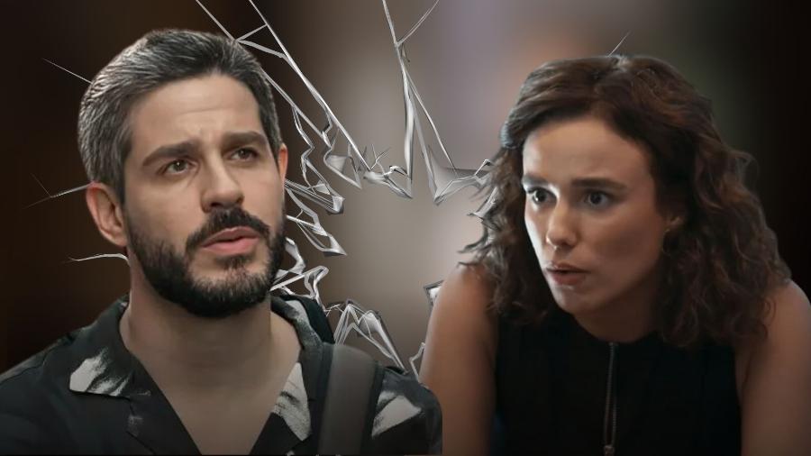 Eriberto (Pedro Neschling) e Kika (Juliane Araújo)