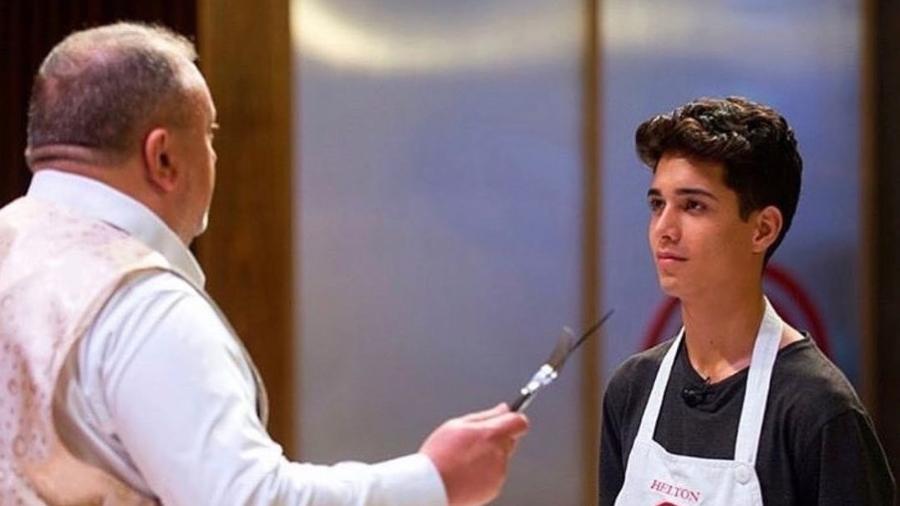 Helton Oliveira participou do Masterchef Kids e da 6ª edição do Masterchef Brasil (Band) - Reprodução/Instagram/@_heltonoliveira