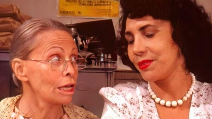 Miriam Pires e Arlete Salles em 'Tieta'