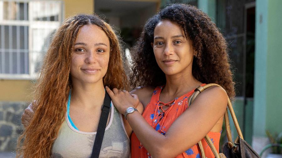 Gilda (Letícia Vieira) e Raquel (Taís Araújo) em "Vale Tudo" - Manoella Mello/Globo