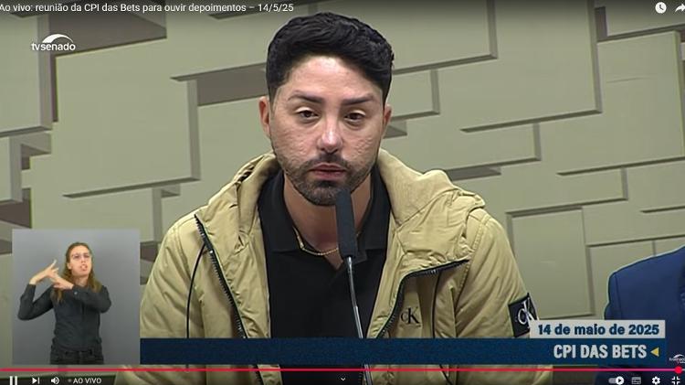 Rico Melquiades prestou depoimento à CPI das Bets Rico Melquiades prestou depoimento à CPI das Bets