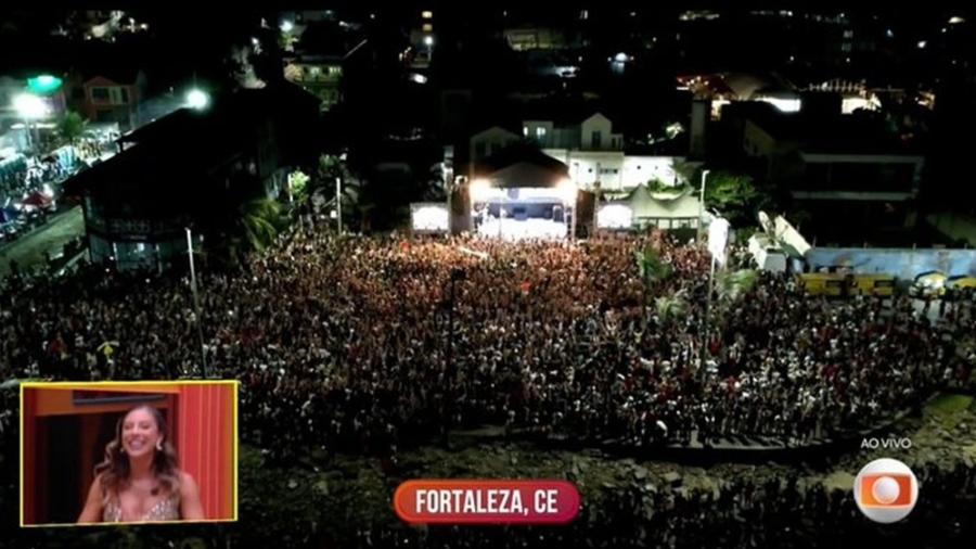 BBB 25: Finalistas assistem à festa em suas cidades - Reprodução/Globoplay