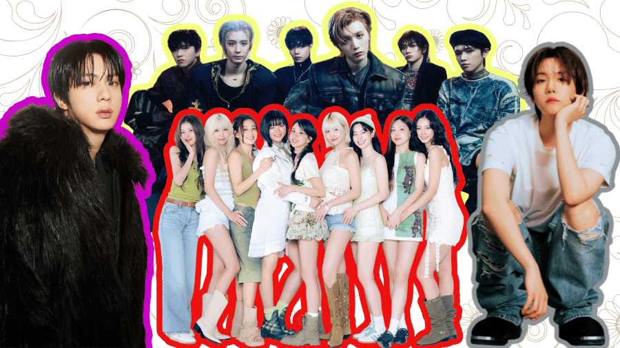 Maio movimentado no k-pop: Jin, TWICE, BOYNEXTDOOR e Baekhyun retornam Maio movimentado no k-pop: Jin, TWICE, BOYNEXTDOOR e Baekhyun retornam