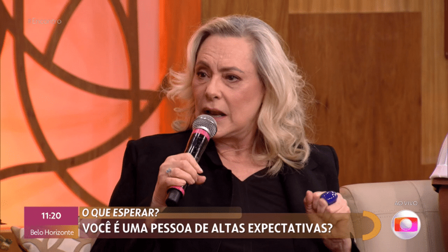 Elizabeth Savalla no "Encontro" - Reprodução/TV Globo