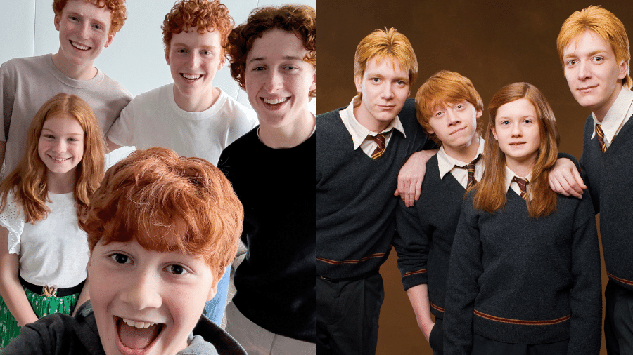 A nova família de Ron Weasley foi escalada para série de Harry Potter na HBO