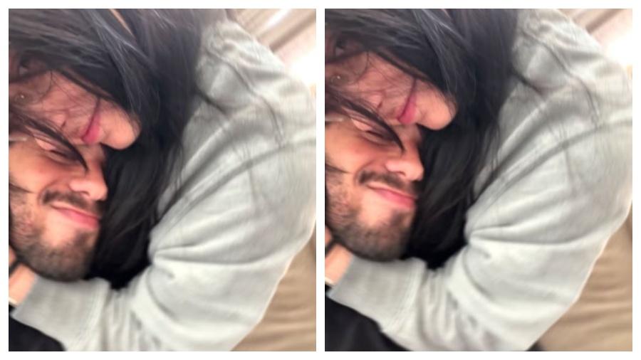 Zé Felipe e Ana Castela agarradinhos em foto no Instagram Zé Felipe e Ana Castela agarradinhos em foto no Instagram