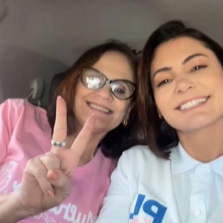 A senadora Damares Alves (Republicanos) e Michelle Bolsonaro (PL) A senadora Damares Alves (Republicanos) e Michelle Bolsonaro (PL)