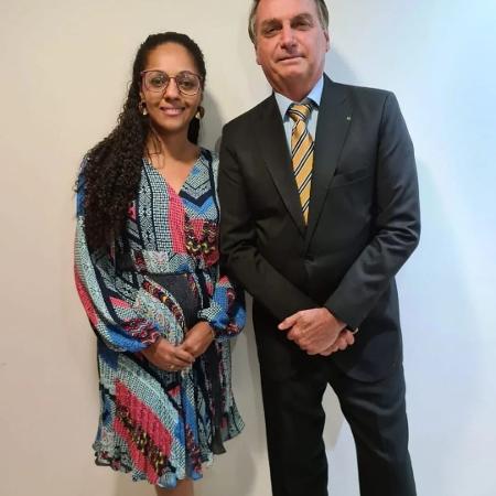 Sonaira Fernandes e Jair Bolsonaro