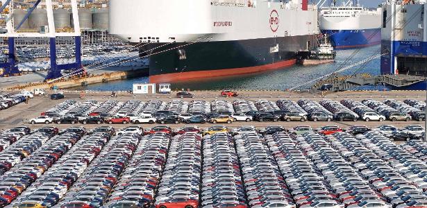 China: exportações saltam 12,4% na comparação anual de março com antecipação de embarques