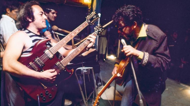 Show de Raul Seixas em turnê pelos garimpos amazônicos, em 1985 - Cris Villares/Divulgação - Cris Villares/Divulgação