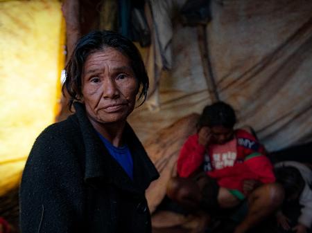 Vanilda da Silva, mãe de Raíssa, menina de 11 anos que foi vítima de estupro coletivo na Reserva de Dourados (MS) - José Medeiros/UOL