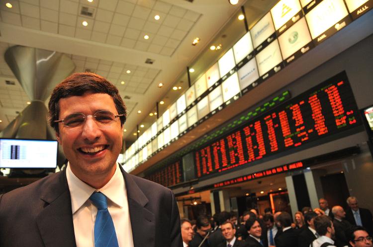 André Esteves, na sede da BM&FBovespa, em 2012