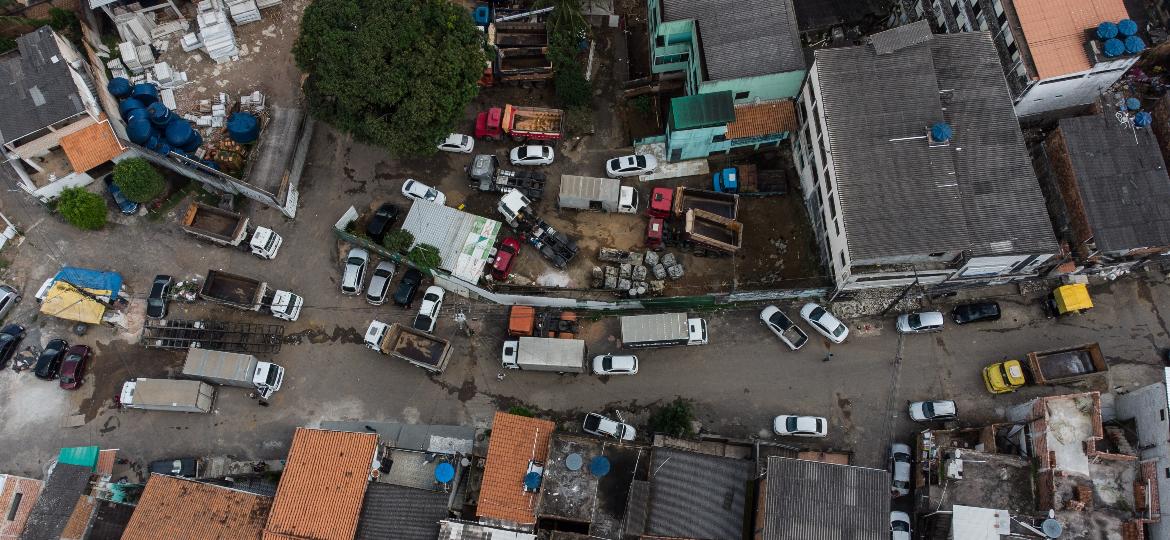 A rua Almirante Barroso, em Salvador, vista de cima - Rafael Martins/UOL