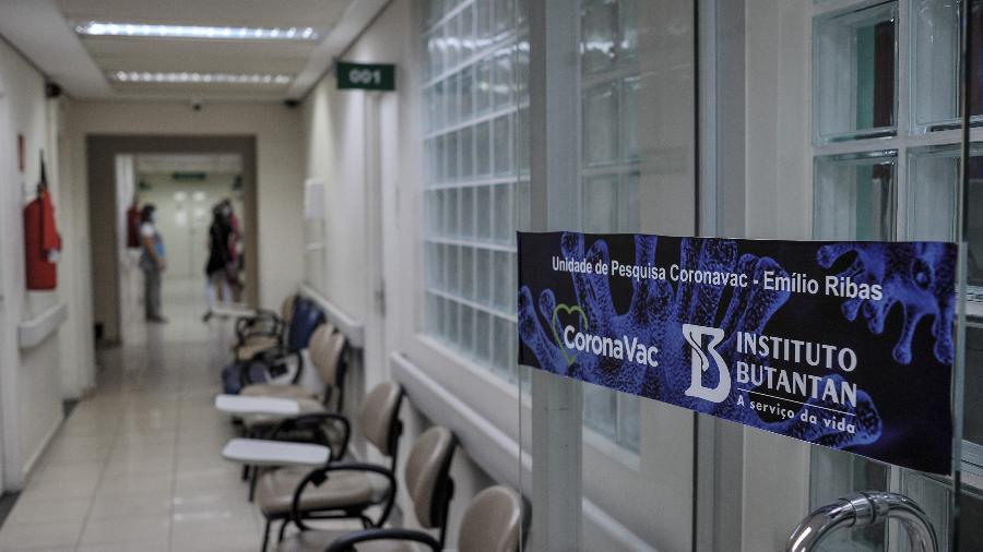 Unidade de pesquisa da Coronavac no Hospital Emílio Ribas, em São Paulo - Reinaldo Canato / UOL