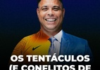 Aspirante à CBF, Ronaldo tem conflito por empresas e contrato com jogadores - Bruno Santos/Folhapress/Arte UOL