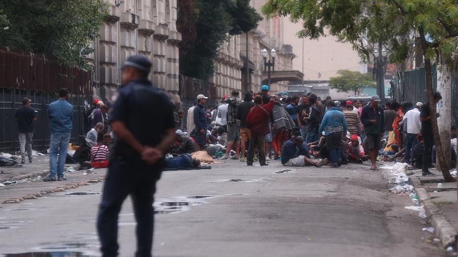 Ação policial na Cracolândia em dezembro de 2021 - Rivaldo Gomes/Folhapress